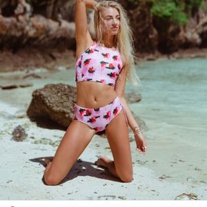 Albion Fit Smudge Hipster Swim Bottom